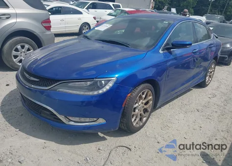 2015 Chrysler 200 C from USA, damaged, VIN 1C3CCCEG5FN512770